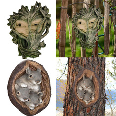 Tree, Exterior, rabbit, squirrel