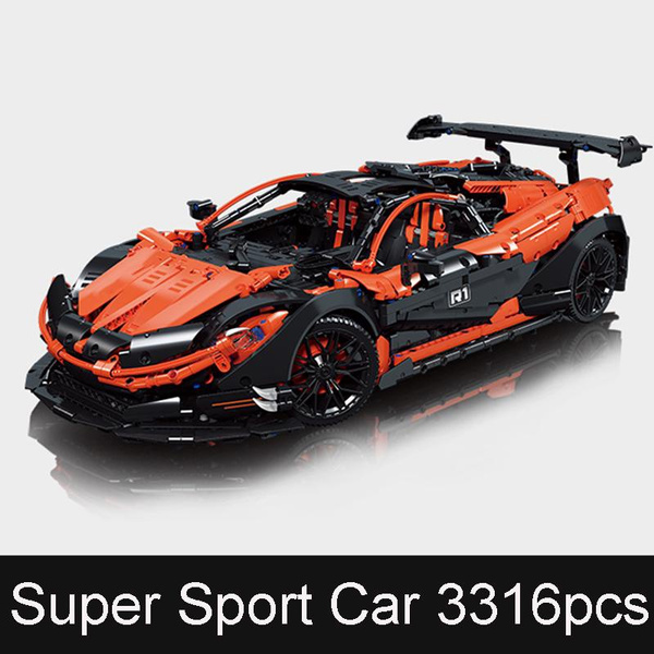 New 3316pcs MOC Super Sport Racing Car Model Building Block Brick