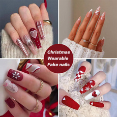 nail tips, Christmas, Beauty, nailsdiy