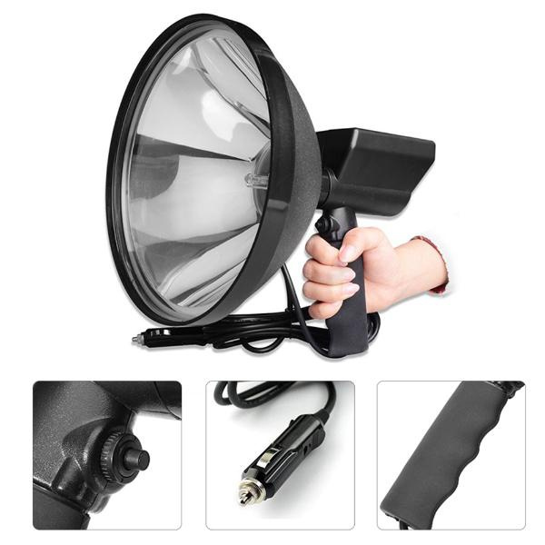 10 Inch Portable Handheld HID Xenon Lamp 100W 240mm Outdoor Camping Hunting Fishing Spotlight