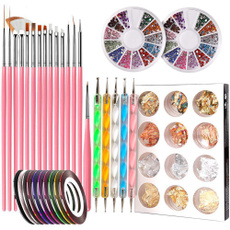 nailbrushset, nail decoration, Design, uv