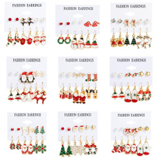 Earring, American, Christmas, Jewelry