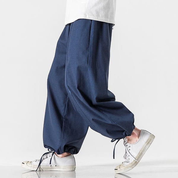 Streetwear Harem Pants Men's Baggy Jogging Sweatpants Oversized Male ...