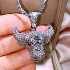 Hip Hop, Party Necklace, Head, Fashion