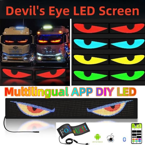 Bluetooth APP Programmable Led Flexible Advertising Screen DIY Pattern