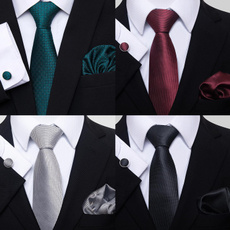 Dark, tiepocketsquaresset, tie set, Necktie