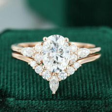 DIAMOND, Rose, gold, 18k gold ring