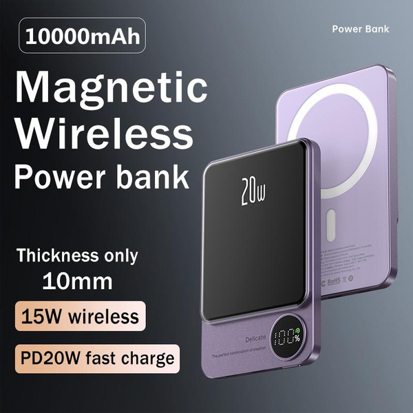 Mcdodo Magnetic Power Bank MC-4261 10000mAh, 20W (black - Foto 10