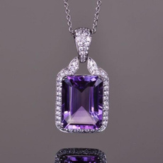 Sterling, amethystnecklace, gemstonenecklace, necklace women