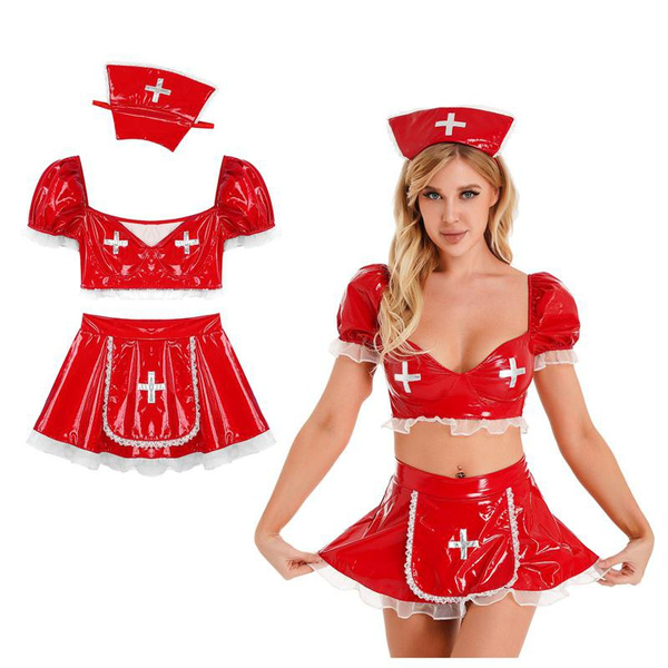 Mesh Nurse Costume Set - Fantasy Roleplay Ready