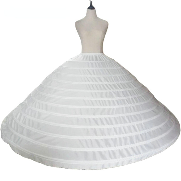 Skirts Women White 2 Layer Hoopskirt Cancan Underskirt Petticoat for Ball  Gown and Bridal Lehenga