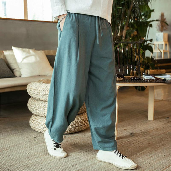 Amazon.co.jp: Men's suit pants men's trousers summer 9th trousers men's  slim thin loose straight pencil pants men's pants (Color: Light grey, Size:  33) : Clothing, Shoes & Jewelry