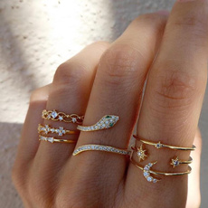 crystal ring, Star, Jewelry, Gifts