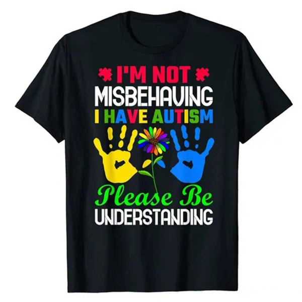 Autism awareness kids autistic boy girl i have autism gift t shirt men