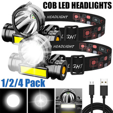 Flashlight, LED Headlights, Lanterns & Lights, usb