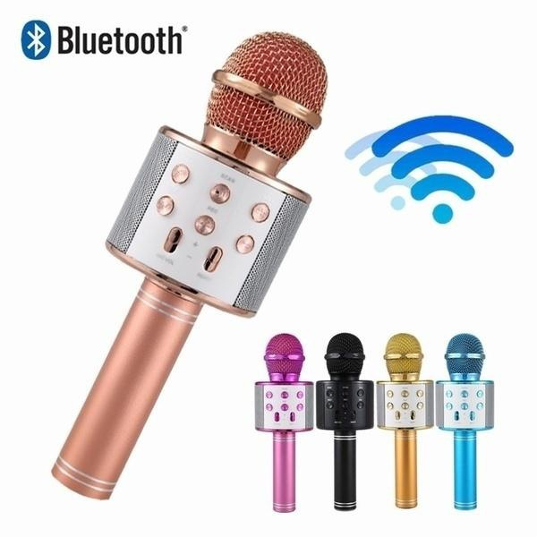 2023 New WS858 Wireless Microphone Professional Condenser Karaoke