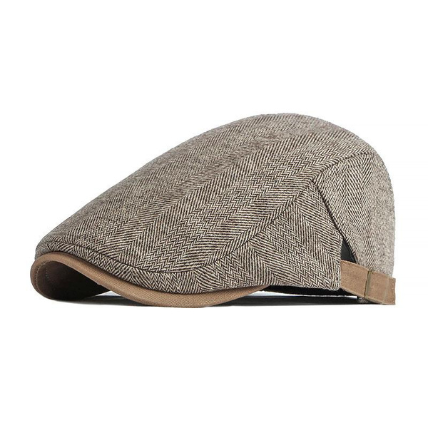 Cappello da donna vintage in velluto berretto da strillone Gatsby, cappello piatto Baker Boy, Camoscio nero, Taglia unica