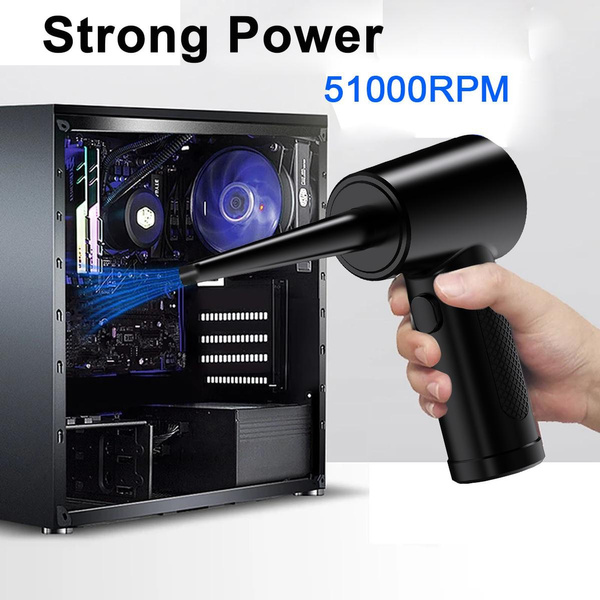 Electric Mini Cordless Air Duster Blower – High Pressure For Computer/Car Cleaning
