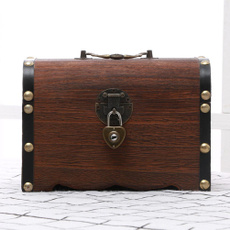 Box, Wood, Wooden, Vintage