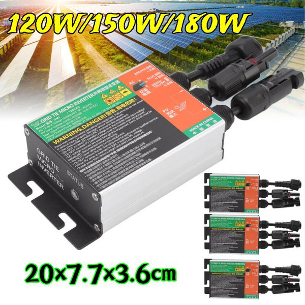 120W/150W/180W Grid Tie Micro Inverter, GMI Grid Tie Micro Inversor ...