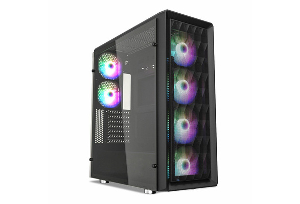 Gaming Case, Computer PC Case with Transparent Window