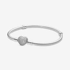 Sterling, Heart, Jewelry, brcelet
