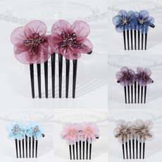 motherhairclip, Flowers, crystalhairdraccessorie, Manual