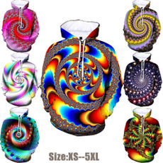 3D hoodies, Casual Hoodie, Winter, Colorful