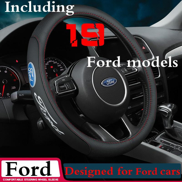 Ford steering wheel cover leather steering wheel handle set Wish