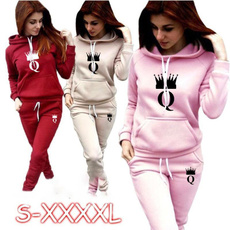 Tamaño Queen, hoodiesuit, track suit, sweatshirts for women