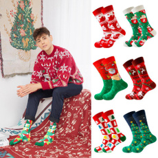 cartoonsock, Cotton Socks, Christmas, Funny