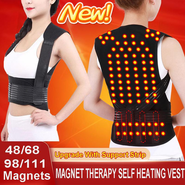 New Upgrade with Support Strip Magnet Therapy Self Heating Vest ...