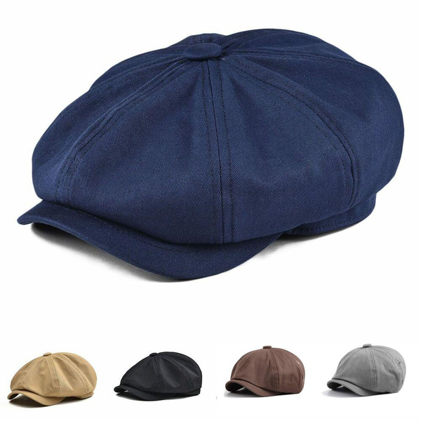 British Style Newsboy Cap Men Cotton Ascot Cap Male Spring Autumn ...