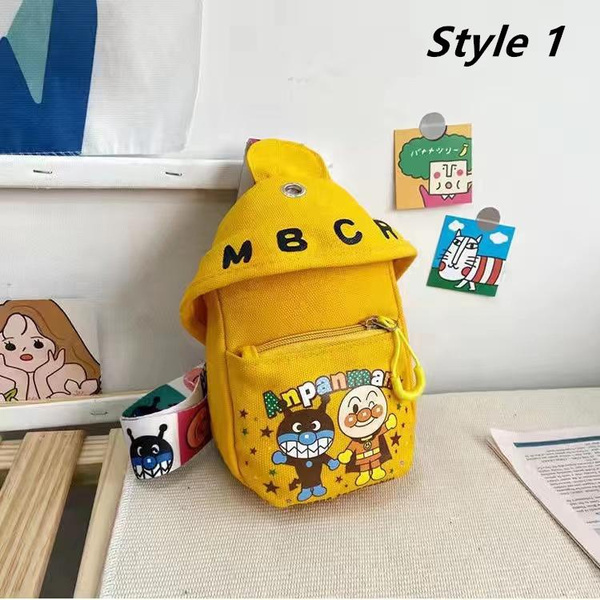 Kids Toddler Crossbody Bag Cute Anpanman Mini School Bag Messenger bag