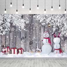 snowman, Outdoor, Christmas, Gifts