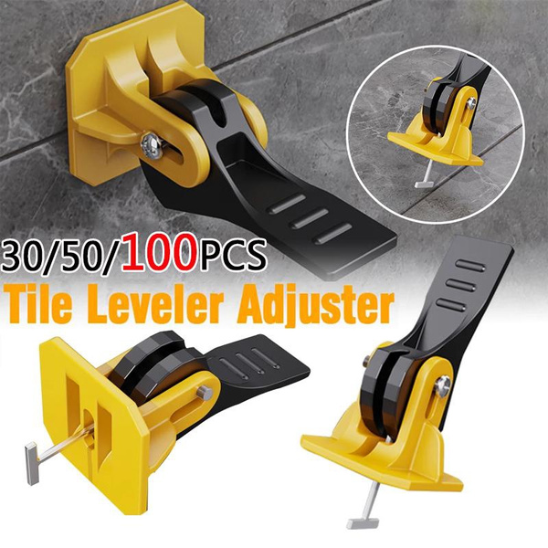 30/50/100 Pcs Plastic Tile Leveler Level Wedges Tile Leveling Adjuster ...