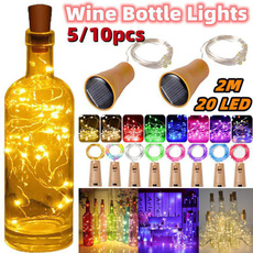 Copper, led, Bottle, fairylight