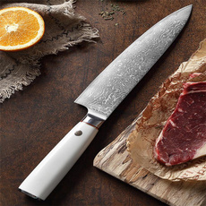 Steel, Kitchen & Dining, damascusknife, filletknife