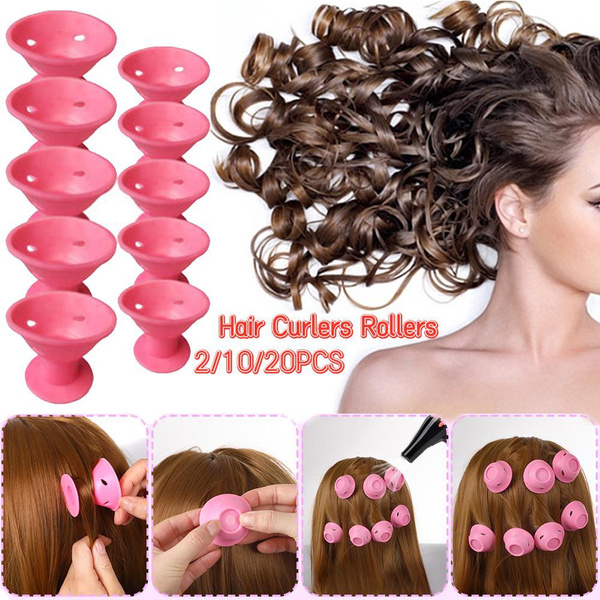 Hair curlers rollers silicone deals hair style rollers soft