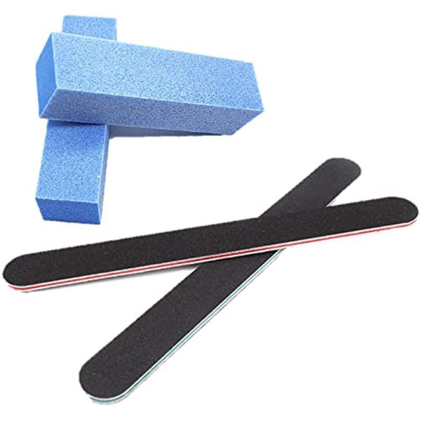 Nail Files and Buffer Rectangular Art Care Buffer Block Tools 100/180 ...