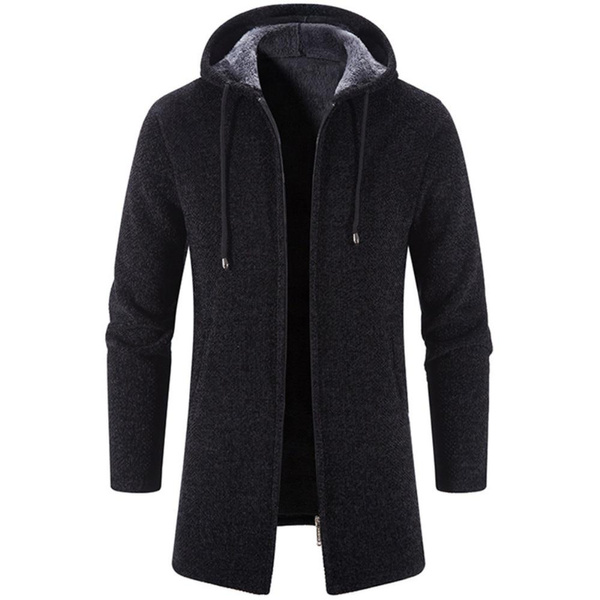 Autumn And Winter Cashmere Men's Cardigan Chenille Outer Sweater ...
