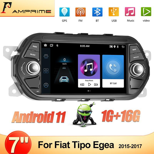 AMPRIME 7inch Double Din Android 11 GPS Car Multimedia Player Dual