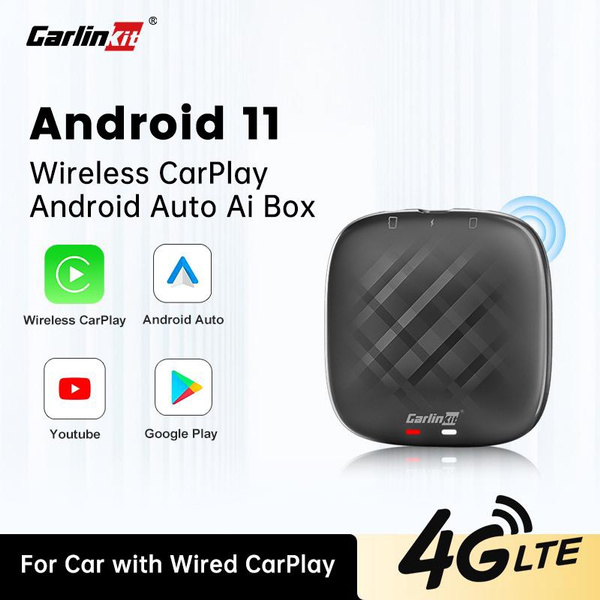 CarlinKit CarPlay Ai Box 4G LTE Wifi CarPlay pour Android Auto