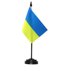 Fashion, black, ukraineflag, 6x4inchminiatureukrainianukruadesktopflag