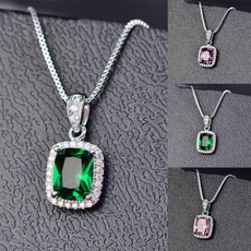 emeraldnecklace, Fashion, gemstonenecklace, necklace women