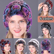 Warm Hat, Flowers, Winter, woolhat