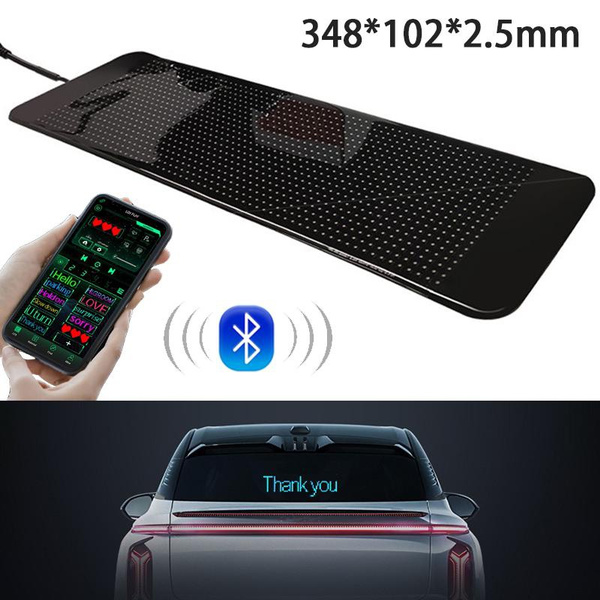 Car LED Flexible Display IP64 Waterproof Car Rear Window Electronic ...