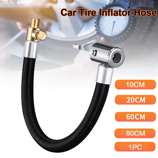 1PC10/20/60/80cm Air pump extension tubes Tire Inflator Hose Bike