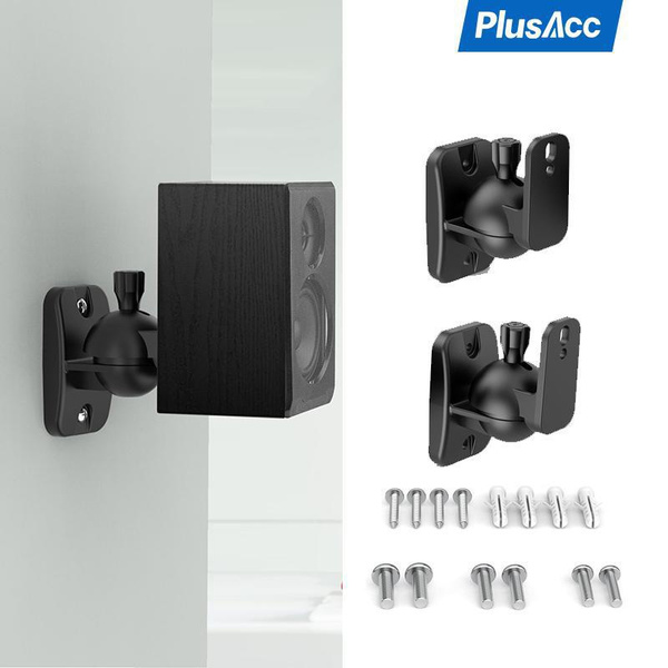 PlusAcc Surround Sound Speaker Wall Mount Bracket Ceiling Stand Clamp