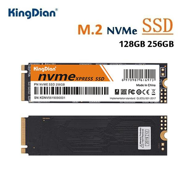 KingDian NVME M.2 SSD 128GB 256GB NVMe SSD Hard Disk SSD M.2 2280 PCIe ...